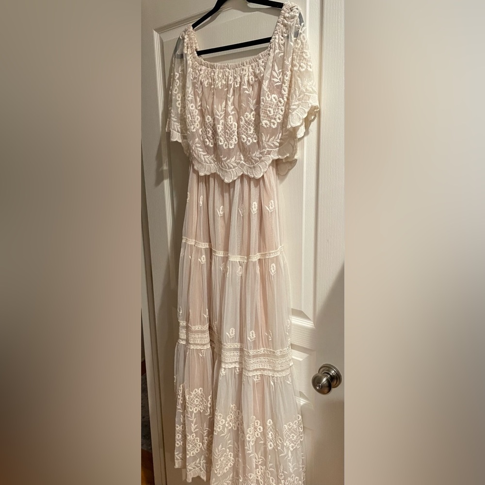 Vici off shoulder boho dress